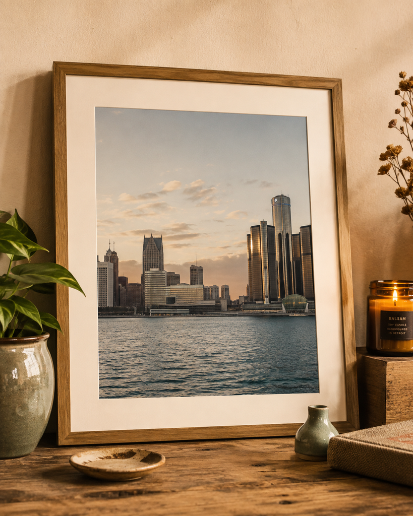 Framed Detroit Photograph